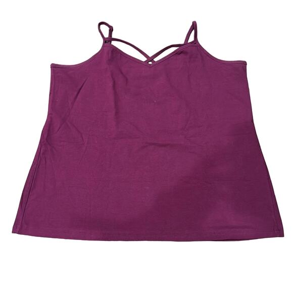 TORRID Women's Cross Front Tank Wine Size 5X - Picture 1 of 7
